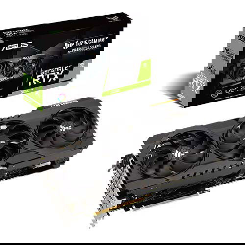 The ASUS TUF Gaming GeForce RTX 3090 O24G OC D6X 24GB, released in September 2020, is a high-performance graphics card designed to handle the most dem